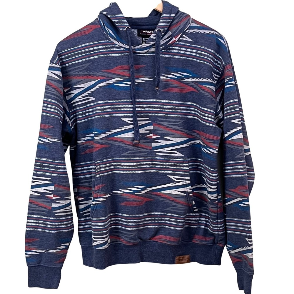 Ariat Aztec Southwestern‎ Chimayo Hoodie New Mexico Centinela Arts Small Men's